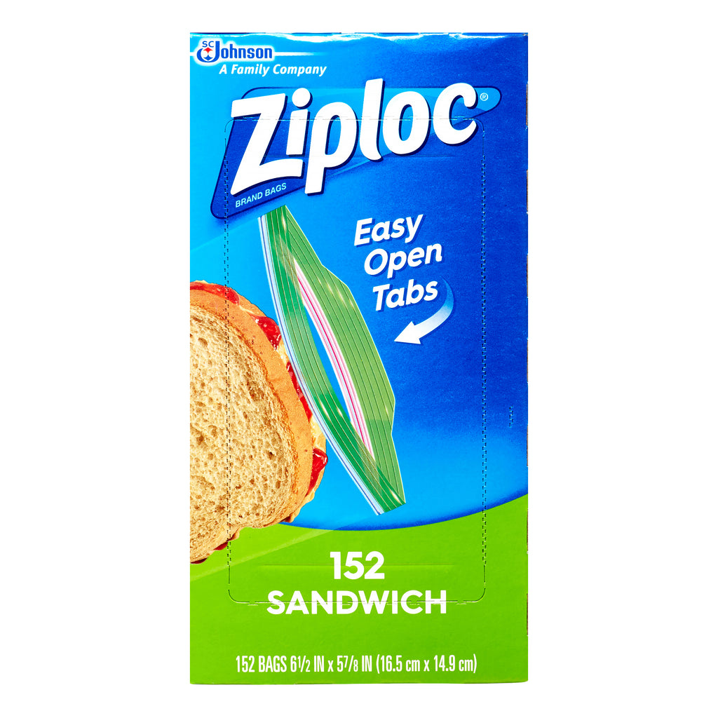 152 stk Ziploc Sandwich poser med lås