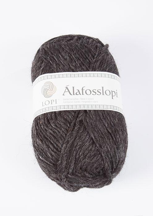 Álafoss Lopi - 0005 - black heather
