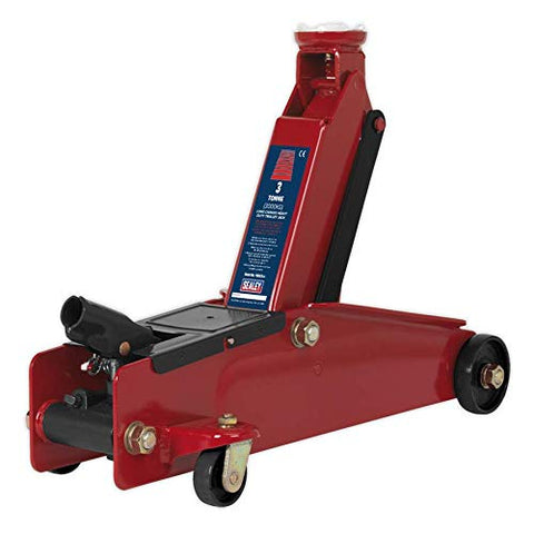 Sealey 1153CX 3tonne Long Chassis Heavy-Duty Trolley Jack