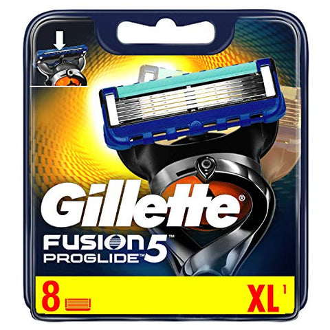 Gillette Fusion5 ProGlide Razor Blades For Men, 8 Refills, Mailbox Sized Pack