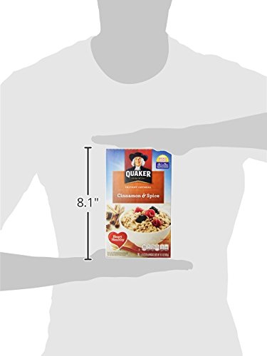 Quaker Instant Oatmeal Cinnamon And Spice 430G