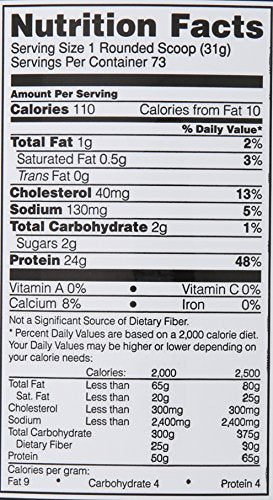 Optimum Nutrition Gold Standard 100% Whey Protein Powder, French Vanilla Creme, 5 Pound