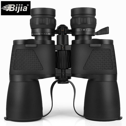 Bijia 10-120x80 Professional Binoculars HD Power Binocolos Flexible Focus Long Range Zoom Nitrogen Waterproof Telescope Hunting