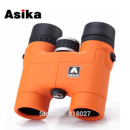 Original Asika 8x32 Binoculars telescope HD high quality telescopio binoculo BAK4 prism Roof Prism Fully Multi-Coated 4 colors