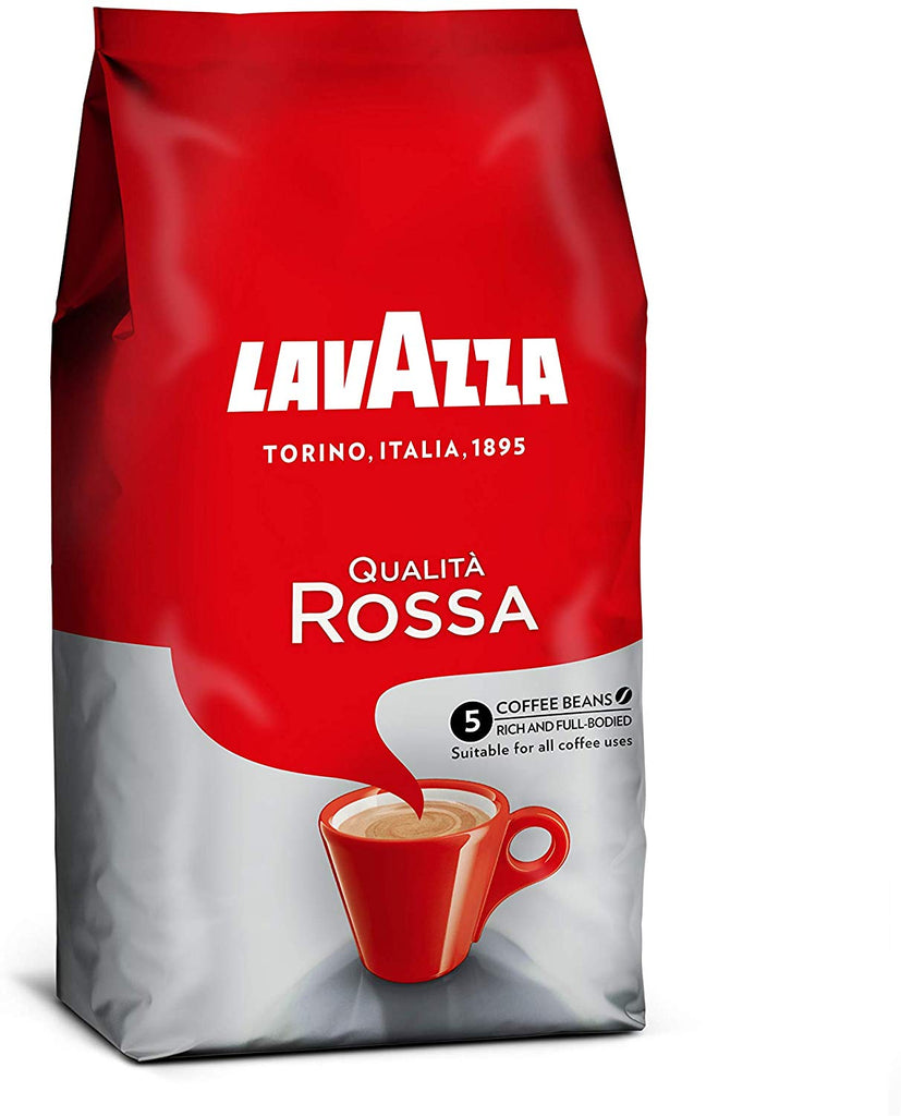 Lavazza Qualita Rossa Coffee Beans, 2 x 1kg