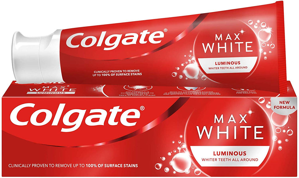 Colgate Max White Luminous Whitening Toothpaste, 75 ml