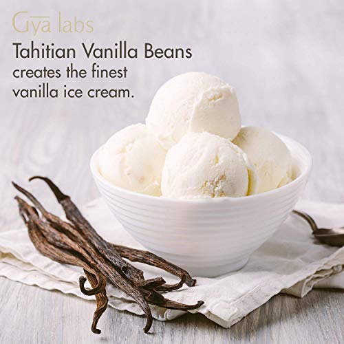Vanilla Beans (Tahitian) Grade B Whole - Extract - 4 to 6 inches for Extract, Baking, Coffee, Brewing, Cooking (10 pods) | Vanilie fra Tahiti B kvalitet