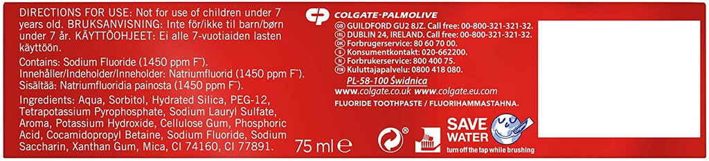 Colgate Max White One Whitening Toothpaste 3 x 75ml Multipack