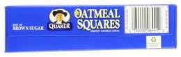 Quaker Oatmeal Squares, Brun Sukker, morgenmad, 421 gram