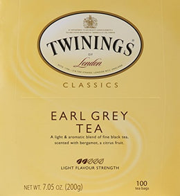 Twinings Tea, Earl Grey, 100 stk i klassisk