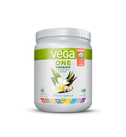 Vega One Organic Plant Protein Powder, French Vanilla, 12.2 Ounce