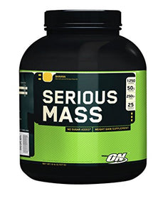 Optimum Nutrition Serious Mass Gainer Protein Powder, Chocolate, 6 Pound