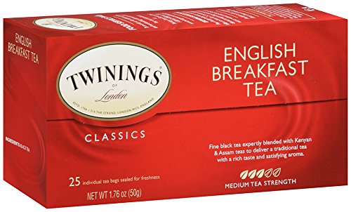 Twinings English Breakfast Black Tea, 25 stk
