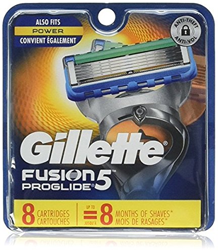 Gillette Fusion5 ProGlide Men's Razor Blades, 8 Blade Refills (Packaging May Vary)