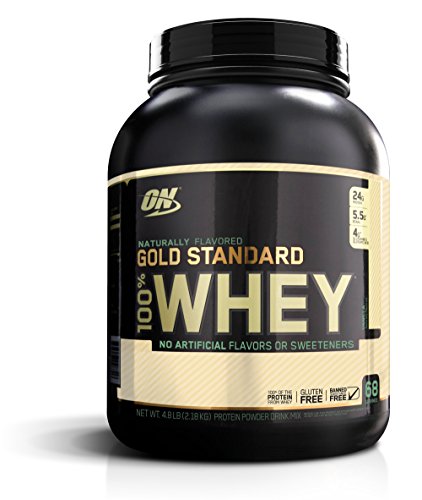 Optimum Nutrition Gold Standard 100% Whey Protein Powder, Naturally Flavored Vanilla, 4.8 Pound