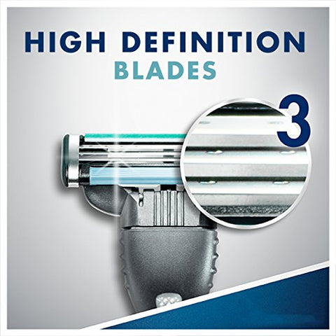 Gillette Mach3 Men's Disposable Razor, Sensitive, 3 Count