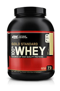 Optimum Nutrition Gold Standard 100% Whey Protein Powder, French Vanilla Creme, 5 Pound