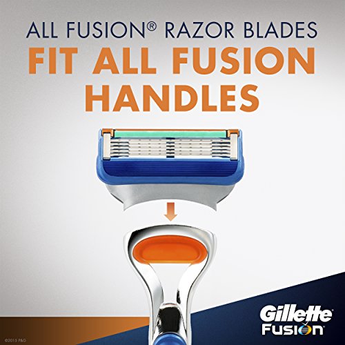 Gillette Fusion Manual Men's Razor Blade Refills, 12 Count