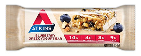 Atkins Protein-Rich Meal Bar, Blueberry Greek Yogurt, 5 Count