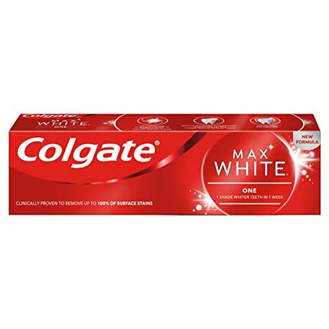 Colgate Max White One Whitening Toothpaste 3 x 75ml Multipack