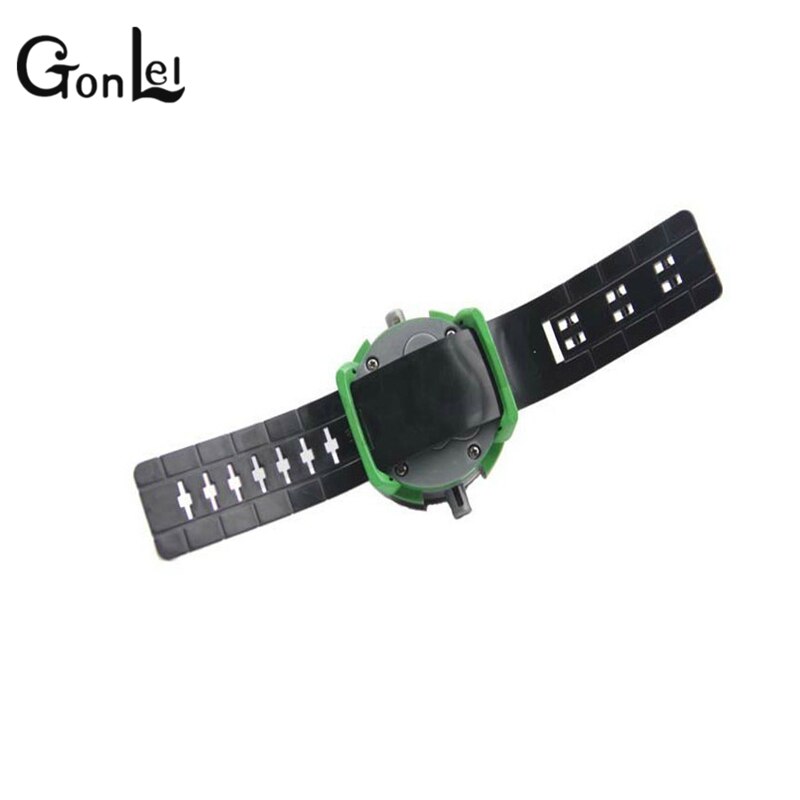 GonLeI 2015 Hot Selling Ben 10 Style Japan Projector Watch BAN DAI Genuine Toys for Kids Children Slide Show Watchband Drop