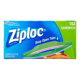 152 stk Ziploc Sandwich poser med lås