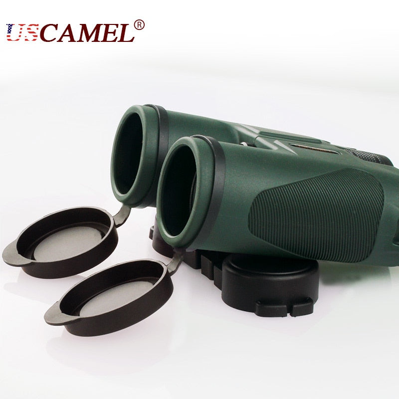 USCAMEL Military HD 10x42 Binoculars Professional Hunting Telescope Zoom High Quality Vision No Infrared Eyepiece Army Green