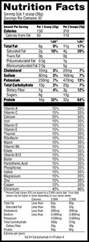 Muscle Milk Naturals Protein Powder, Natural Real Chocolate, 32g Protein, 2.47 Pound