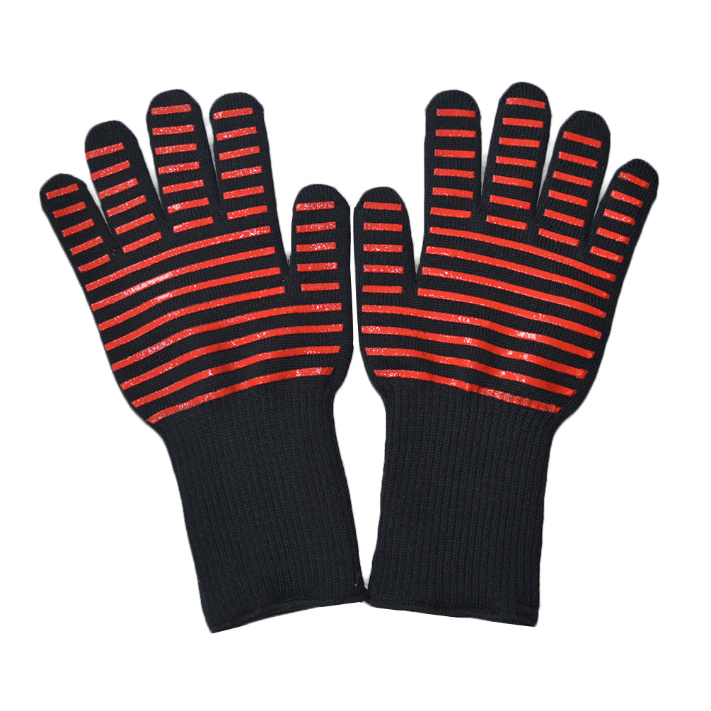 Uarter Premium Grill Mittens Insulated Cooking Mitts High quality Aramid Fiber Oven Gloves Heat-resistant Grill Gloves