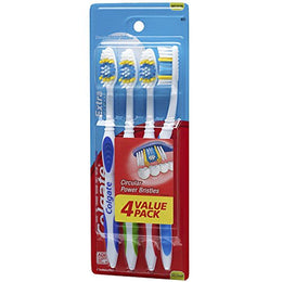 Colgate Extra Clean Full Head Toothbrush, Medium - 4 Count