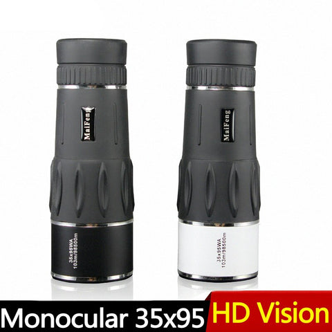 New 35X95 Hunting Monocular Zoom HD Telescope Travel High Power Magnification Quality Binoculars Bird Watching Monoculo Spyglass|monocular hunting|travel monocular telescopehigh magnification telescope