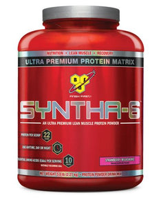 BSN SYNTHA-6 Protein Powder, Strawberry Milkshake, 5.0 Pound