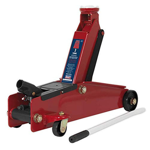 Sealey 1153CX 3tonne Long Chassis Heavy-Duty Trolley Jack