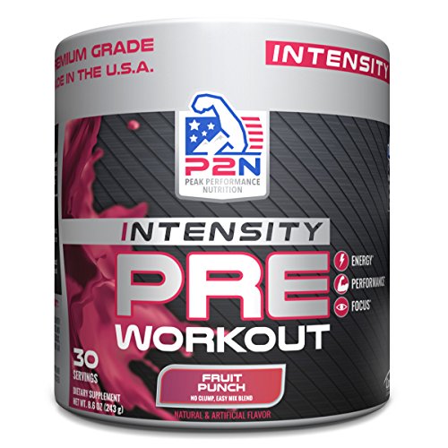 P2N Peak Performance Nutrition P2N Intensity Pre-Workout, Fruit Punch, 243 Gram
