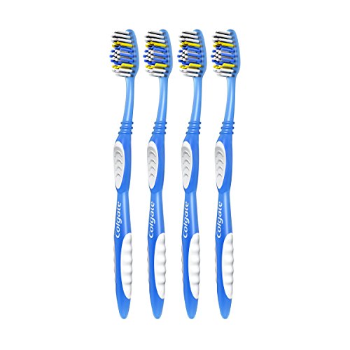 Colgate Extra Clean Full Head Toothbrush, Medium - 4 Count