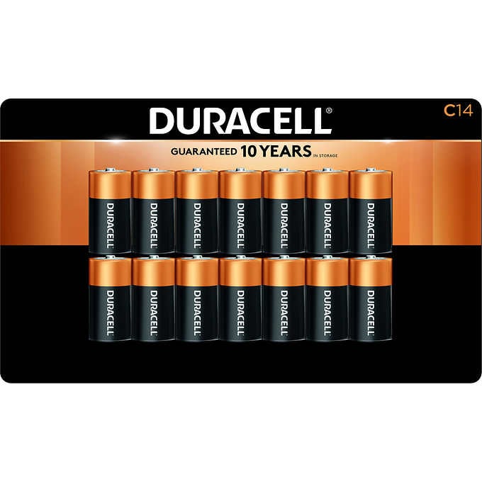 Duracell C Alkaline Batterier 14 styks