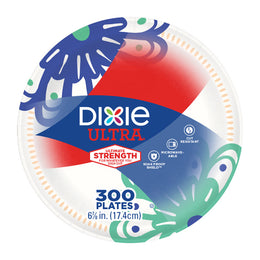 Dixie Ultra 6 7/8" Paper Plates, 300-count