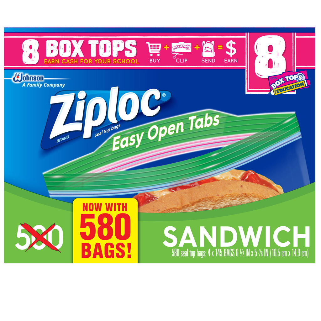 Ziploc Sandwich Tasker, 580-count