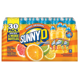 Sunny D Tangy Originalflasker 11,3 fl. oz, 30-count