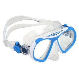 US Diver's Youth Snorkel Set, Redesigned Fins Blue