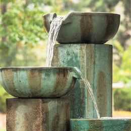 Signatur Trio Cascade Outdoor Fountain