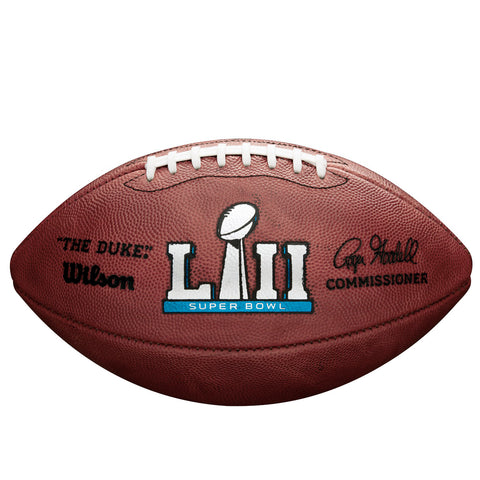 Wilson Super Bowl 52 Philadelphia Eagles vs New England Patriots Official Game Football