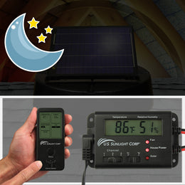 Solar Controller til Solar Attic Fans