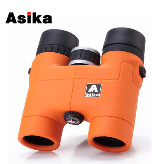 Original Asika 8x32 Binoculars telescope HD high quality telescopio binoculo BAK4 prism Roof Prism Fully Multi-Coated 4 colors