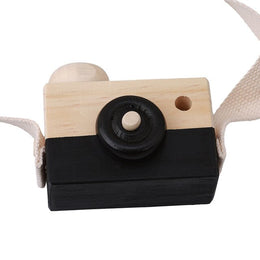 Mini Cute Wood Camera Toys Safe Natural Toy For Baby Children Fashion Clothing Accessory Toys Birthday Christmas Holiday Gifts